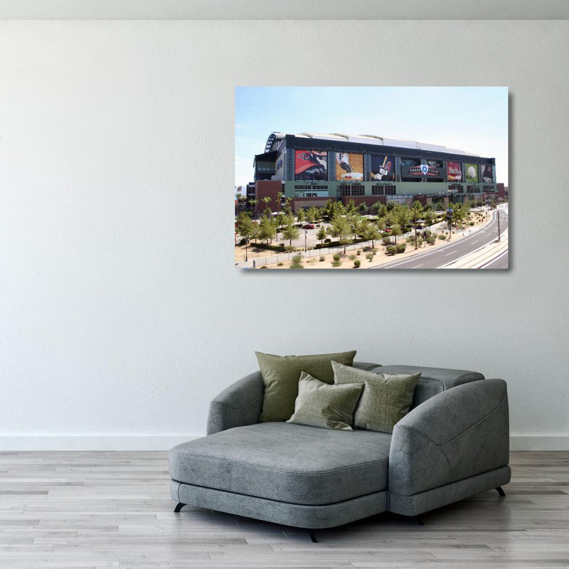 Chase Field, 27" H x 40" W