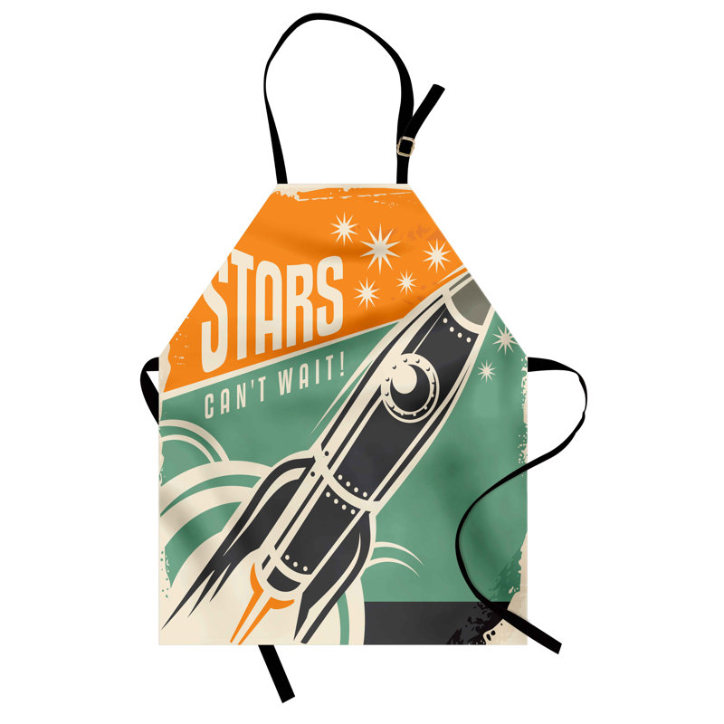 No Pattern Bib Apron