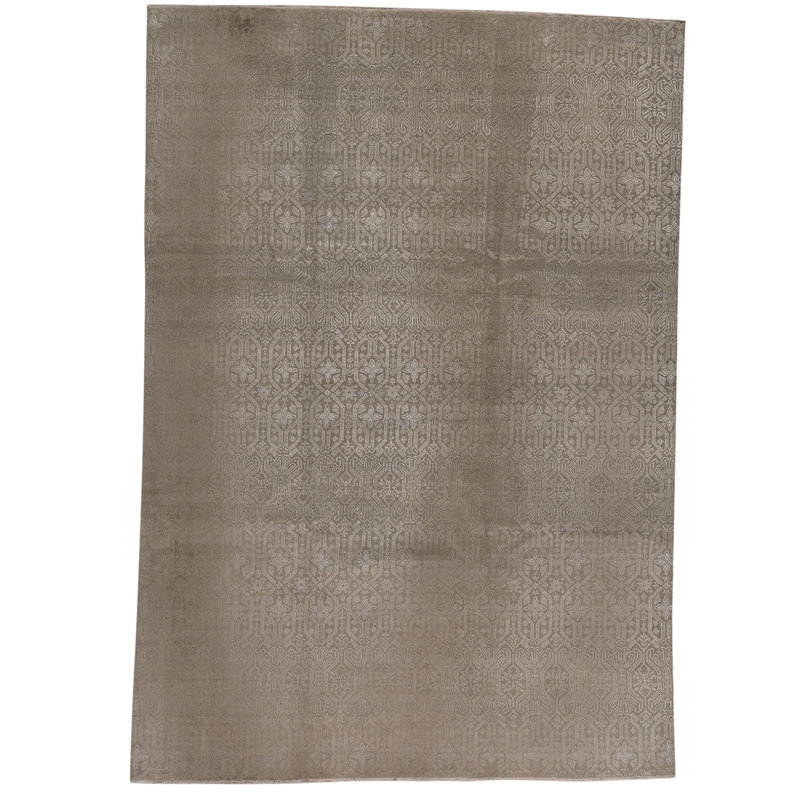 Wool Damask Indoor Rug