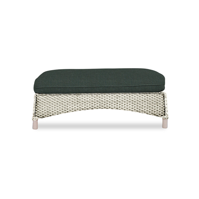 Mandalay Outdoor Ottoman, Demo Skyway, Linen