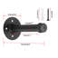 16.3cm Wall Mounted Clothes Rack