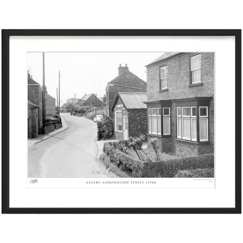 Ulceby, Coronation Street C1960 by Francis Frith - Single Picture Frame Print, 60cm H x 80cm W x 2.3cm D