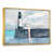 Toile à cadre flottant doré