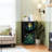 4 Drawer Dresser for Bedroom, Narrow Chest of Drawers, Wooden Top and Study Iron Frame 18"x37.5"-(WxH)