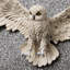 Art mural Snowy Owl