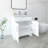 Aurilla 30 in. Single Sink Freestanding Bath Vanity in Matte White with White Carrara Quartz Top-817421489
