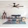 ONE Smart All Seasons 60" Ceiling Fan with Light, Quiet, Alexa/Google, 3 Color LED Lights, Reversible and Light Kit included