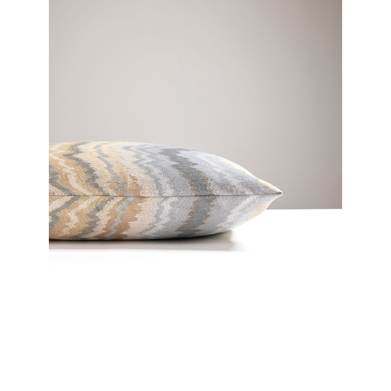 Bergamo Linen Square Pillow Cover & Insert, Mineral