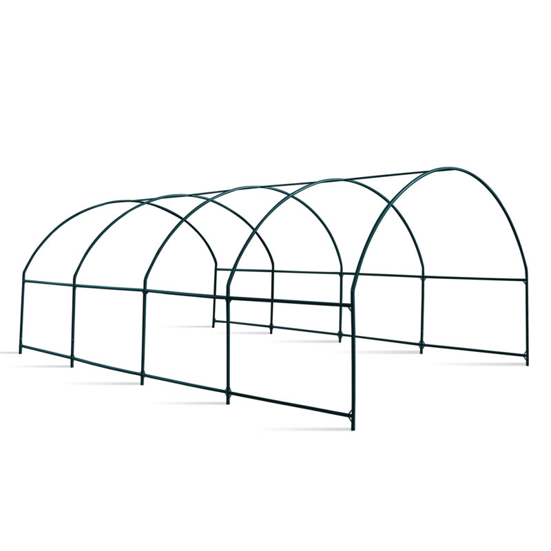 Greenhouse Replacement Frame for 20'X10'X7' Larger Walk in Hot Garden House , Support Arch Frame Climbing Plants/Flowers/Vegetables