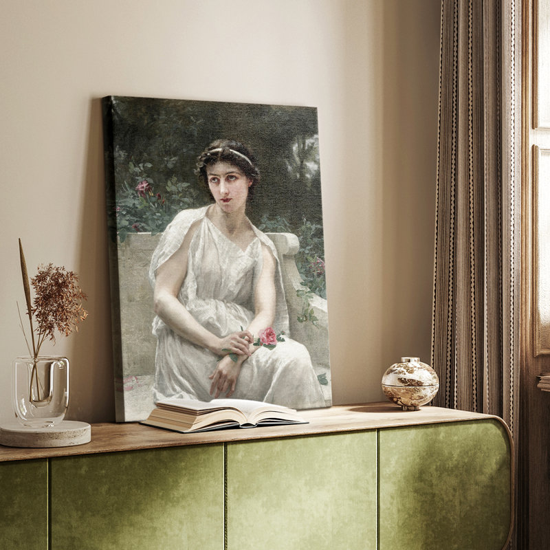 Impression de portrait rétro C XXVII - galerie Cavas, H 48 po x l 32 po