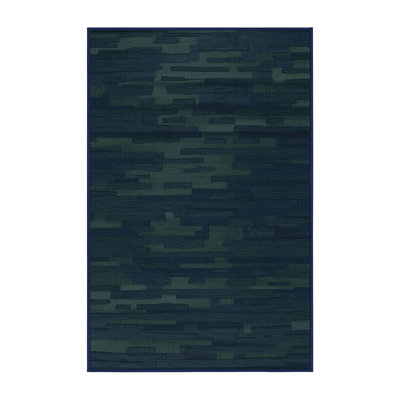 Machine Washable Abstract Gray Area Rug