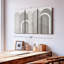 Holiday «Mid-Century Arches Stone Canvas Print» sur-1571994424