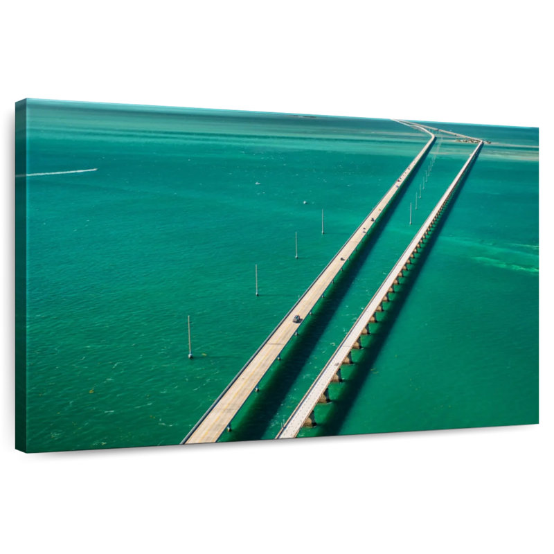 Lilie Peaceful Seven Mile Bridge, 16" H x 24" W