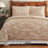  100% Cotton Machine Washable Floral Pattern Comforter with Sham Set-720160644-720160645