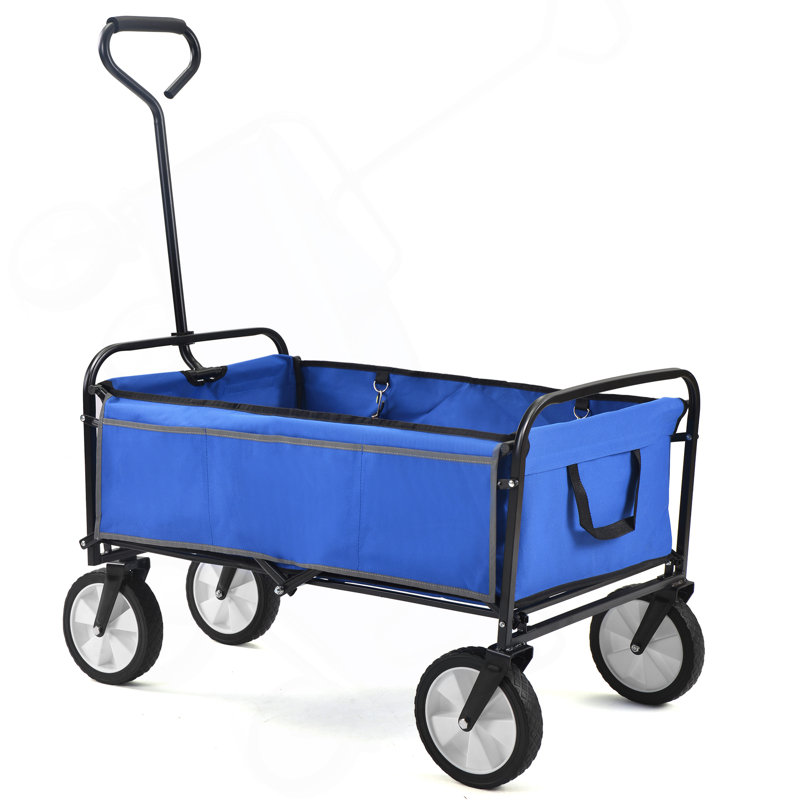 Chariot de plage pliant Wagon Garden (bleu)