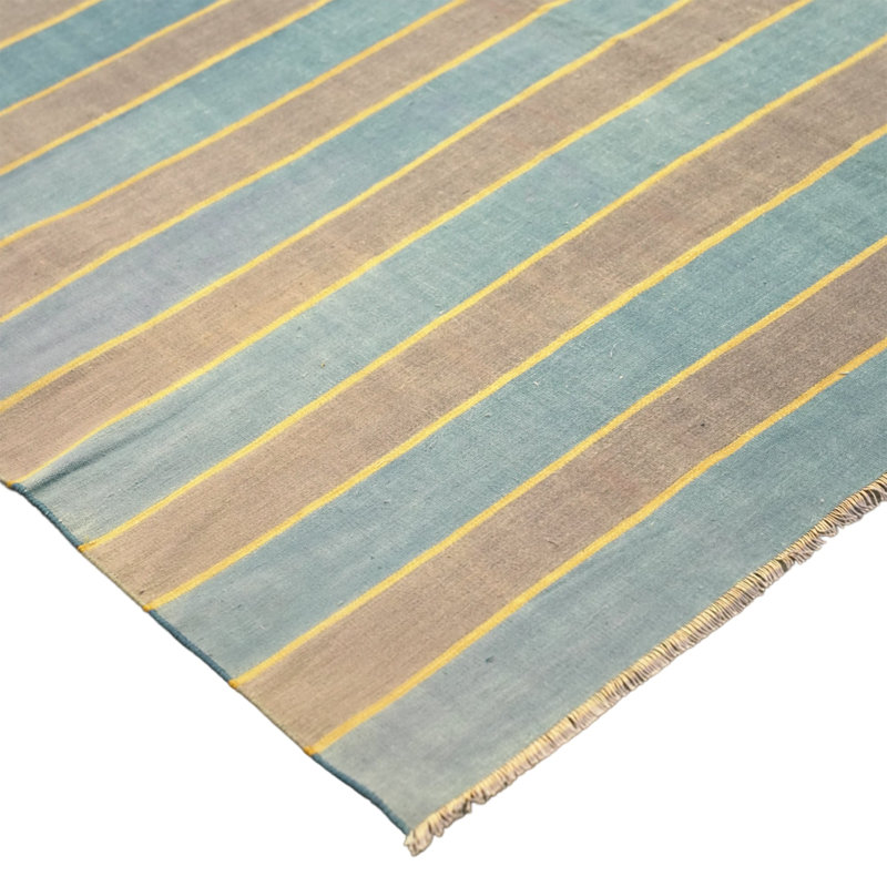 Dhurrie One-of-a-Kind Rectangle 8'10" X 9'7" Area Rug