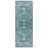 Machine Washable Harman Hold Oriental Machine Woven Polyester Area Rug in Teal/Green-76987060
