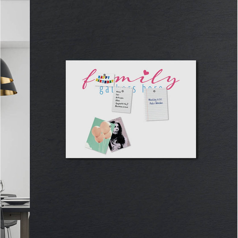 Magnetic Glass Photo Memo Board