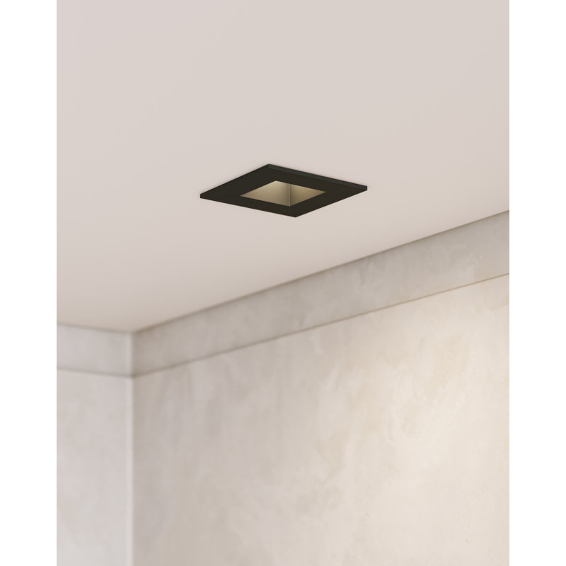 CSL Forme 3.69 in. Square Trim Downlight in Matte Black, Matte Black