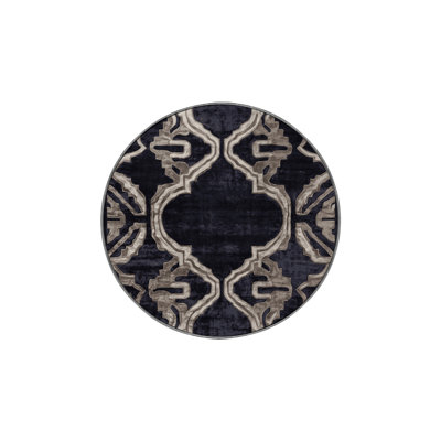 Machine Washable Purple Area Rug