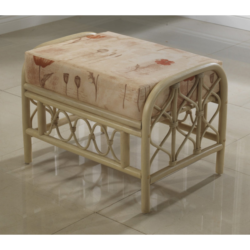 Alger 64cm Wide Rectangle Floral Standard Ottoman