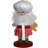 Kurt Adler Hollywood Wooden Nutcracker Collection, Gingerbread Baker Girl, 10in