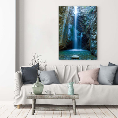 Waterfall - Wrapped Canvas Print