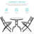 Aeronwy 2 - Person Patio Dining Set with Round Table-184196220