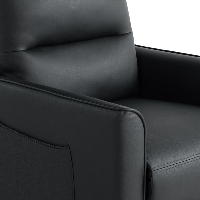 Auburn Pushback Recliner Black