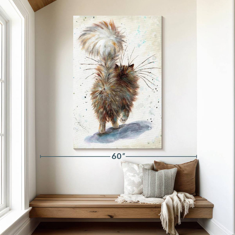 Brampt Fluffy Butt, 51" H x 34" W