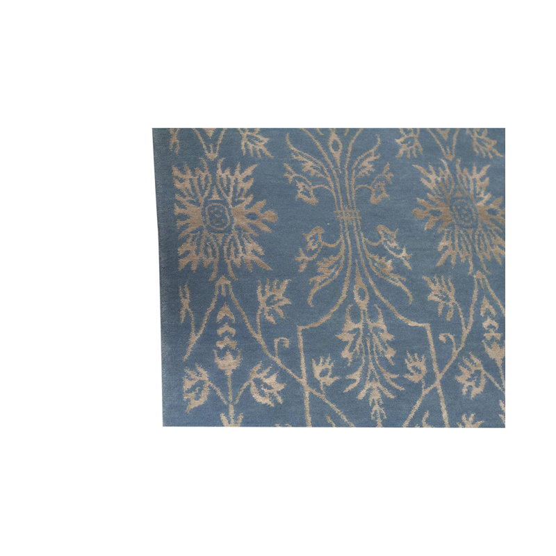 Hand Woven Damask Area Rug