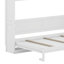 Grand lit escamotable mural avec bureau, tablettes et armoires-109100683