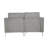 Corduroy Two - Seater Gray Modular Sectional , Soft And Relaxing Seating Area, Simple Installation, Frame, Cushioned In Gray, Comfortable, Easy To Assemble With Installation Hardware Tools, Frame-348774325