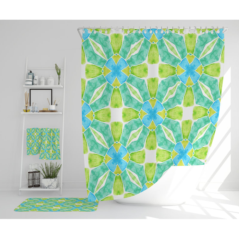 Neculina Polyester Shower Curtain Set