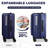 Luggage,With Front Opening,Tsa Approved Lock,Hardshell Suitcase-132005487