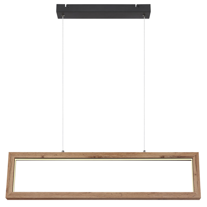 1 - Light Matte Black LED Pendant