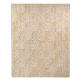 Scandianvain Flatweave Wool Geometric Area Rug in Beige, Brown, Blue