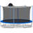 Ceballos 12' Foldable Oval Toddler Trampoline with Handlebar