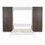 Grand lit escamotable mural avec portes de rangement-1033471296