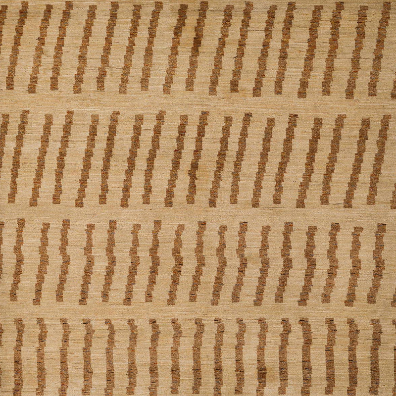 Tapis décoratif multicolore à motif abstrait, Carré 3 pi