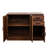 Modern Wood Sideboard With 2 Doors, 1 Storage & Drawers - 43.3 Inch Entryway Serving Walnut For Dining Box-726486617