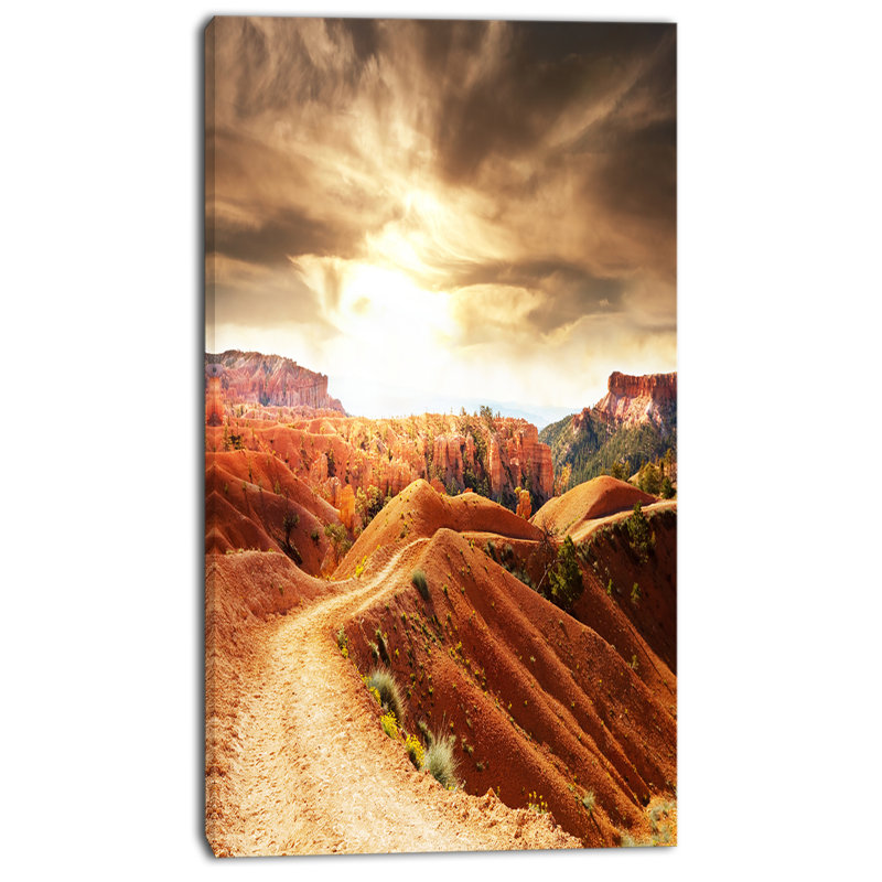 « belle vue of bryce canyon », reproduction de photo sur toile tendue, H 32 po x l 16 po x P 1 po