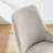 Swivel Fabric Upholstered Office Chair With Solid Wood Base-492245352