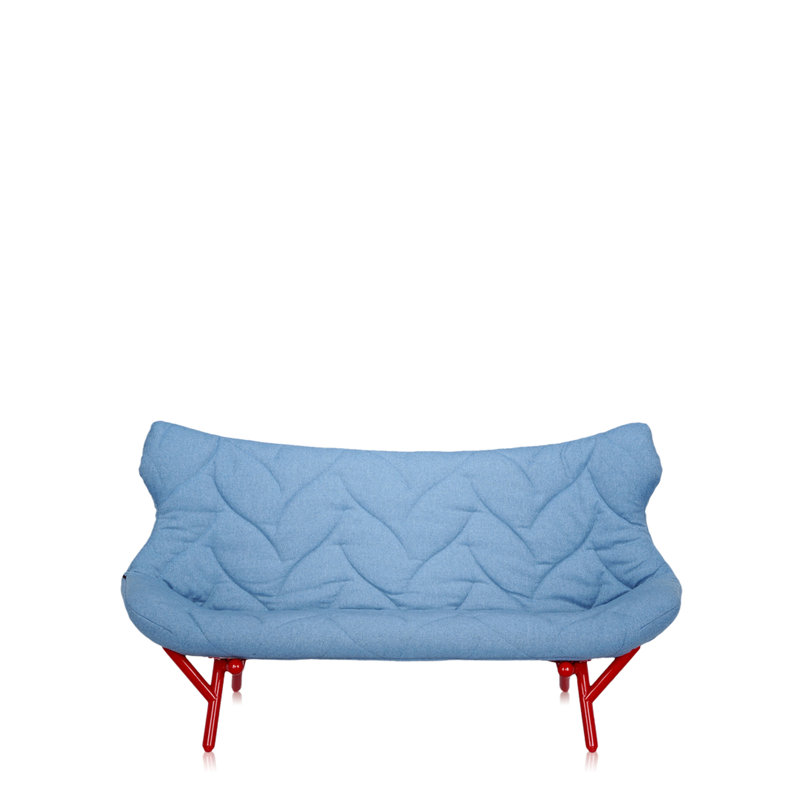 Foliage Loveseat, Red, Green Trevira™