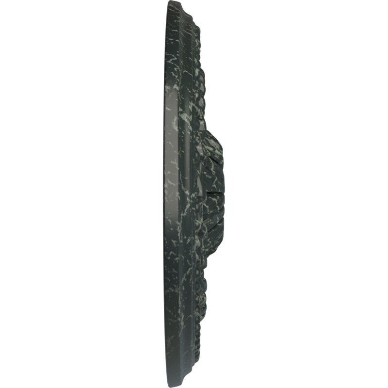 Endurathane Foster Ceiling Medallion, 19 1/8"OD x 1"P (Fits Canopies up to 5 5/8"), Hand-Painted Smokey Topaz Crackle Finish