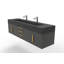 Ensemble de meuble-lavabo mural simple 72 po Nile-451037679-483649131-483649134