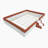 King Size Upholstered  Daybed Frame with Fence and Stairs,(BROWN+WHITE)