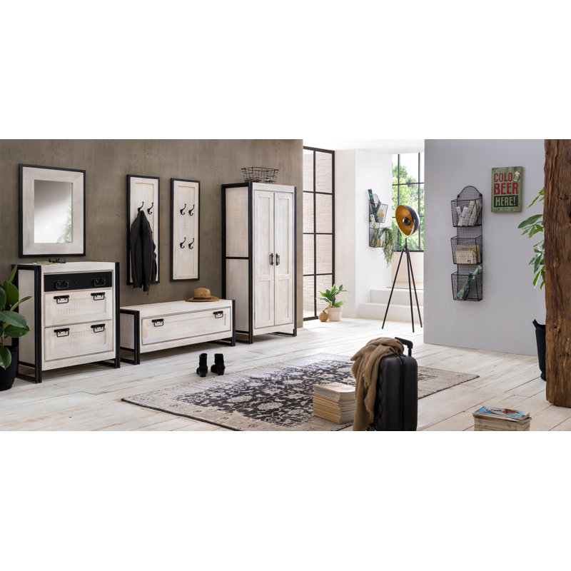 Veloz 2 Door Solid Wood Wardrobe