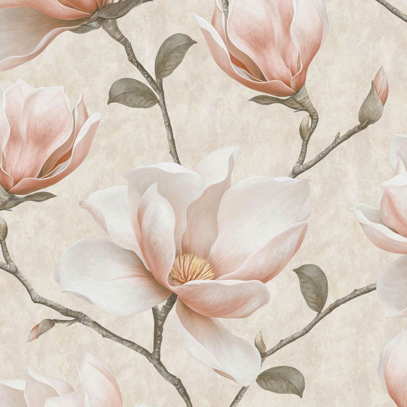 Grand Magnolia Wallpaper Sample