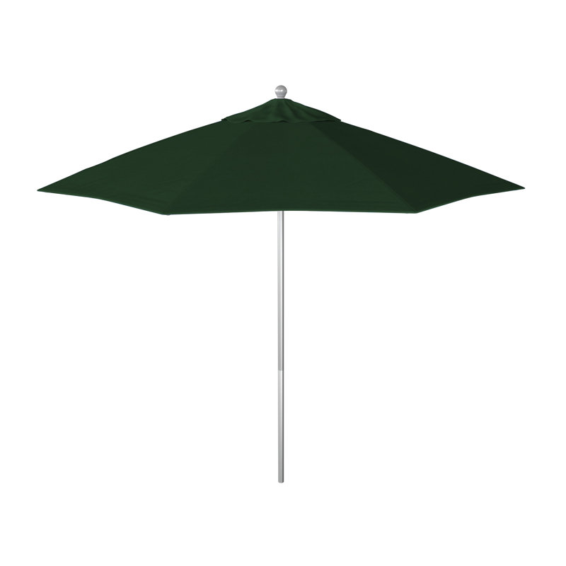 Parasol de marché 9 pi Yadira, Toile Sunbrella® vert forêt